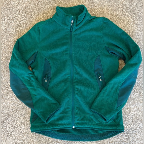 LL Bean Green Fleece - Picture 1 of 6